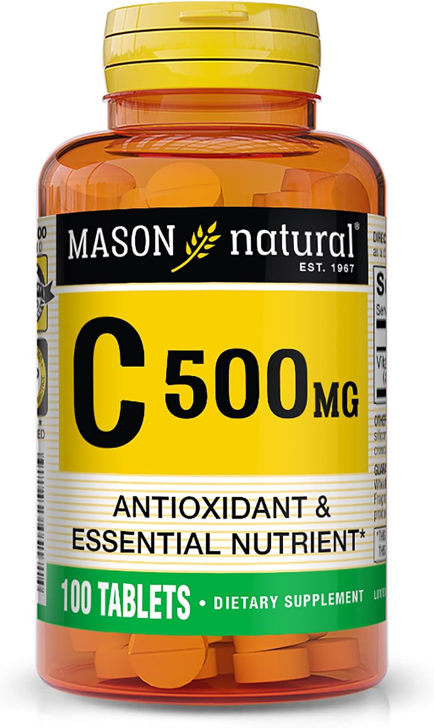 Mason Natural Vitamin C 500 mg, 100 Tablets - görsel 1