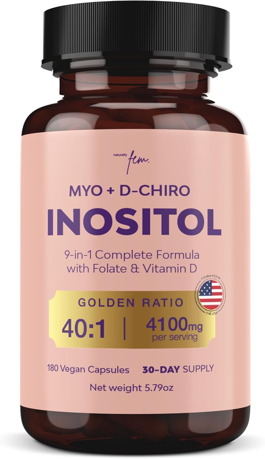 QSTA Myo-Inositol & D-Chiro Inositol – Hormonal Balance: Inositol supports ovarian function and hormone – Image 1