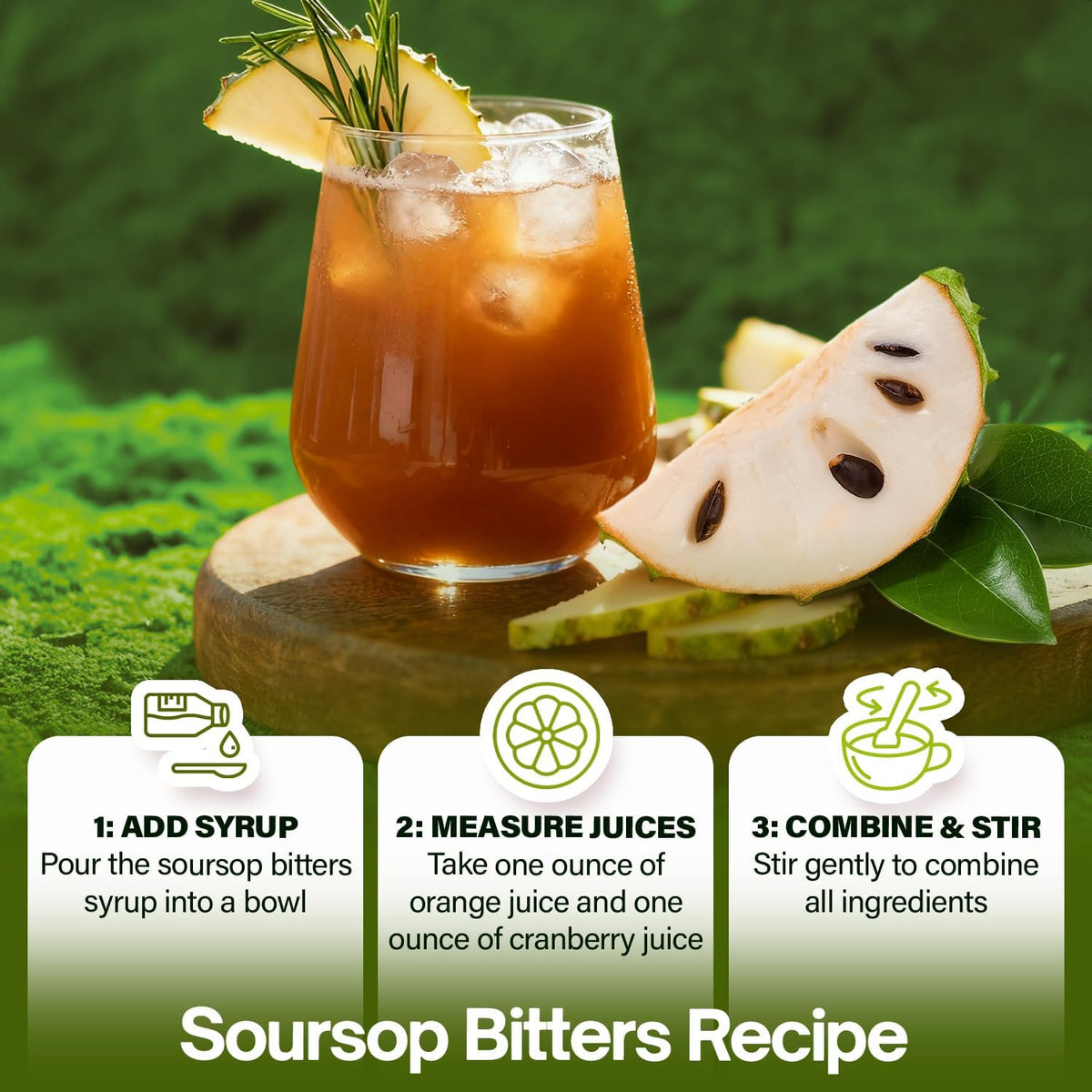 NutraPeaks Soursop Bitters Liquid – Mixed Berry, 473 mL – Image 4
