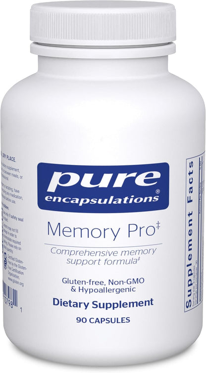 Pure Encapsulations Memory Pro – Comprehensive Memory Support Formula (90 Capsules)