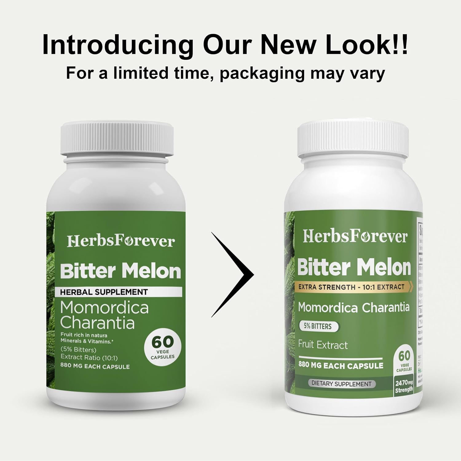 HerbsForever Bitter Melon Extra Strength (10:1) Extract – 880mg, 60 Veg Capsules - görsel 10