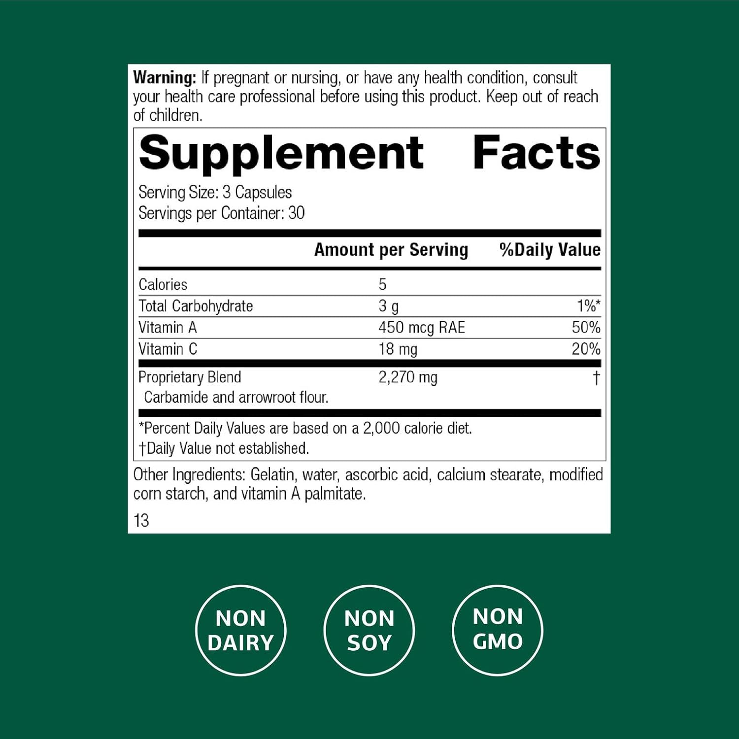 Standard Process A-C Carbamide – Urinary Support Supplement with Vitamins A & C – 90 Capsules - görsel 2