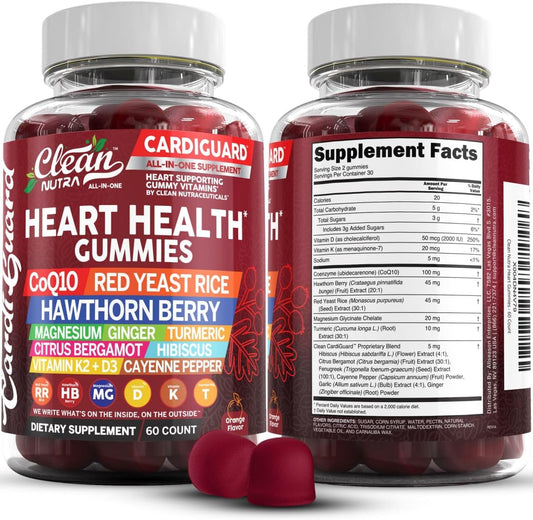 Clean Nutraceuticals CardiGuard - CoQ10 – Coenzyme Q10 (CoQ10): A vital compound for energy production in cells, – Image 1