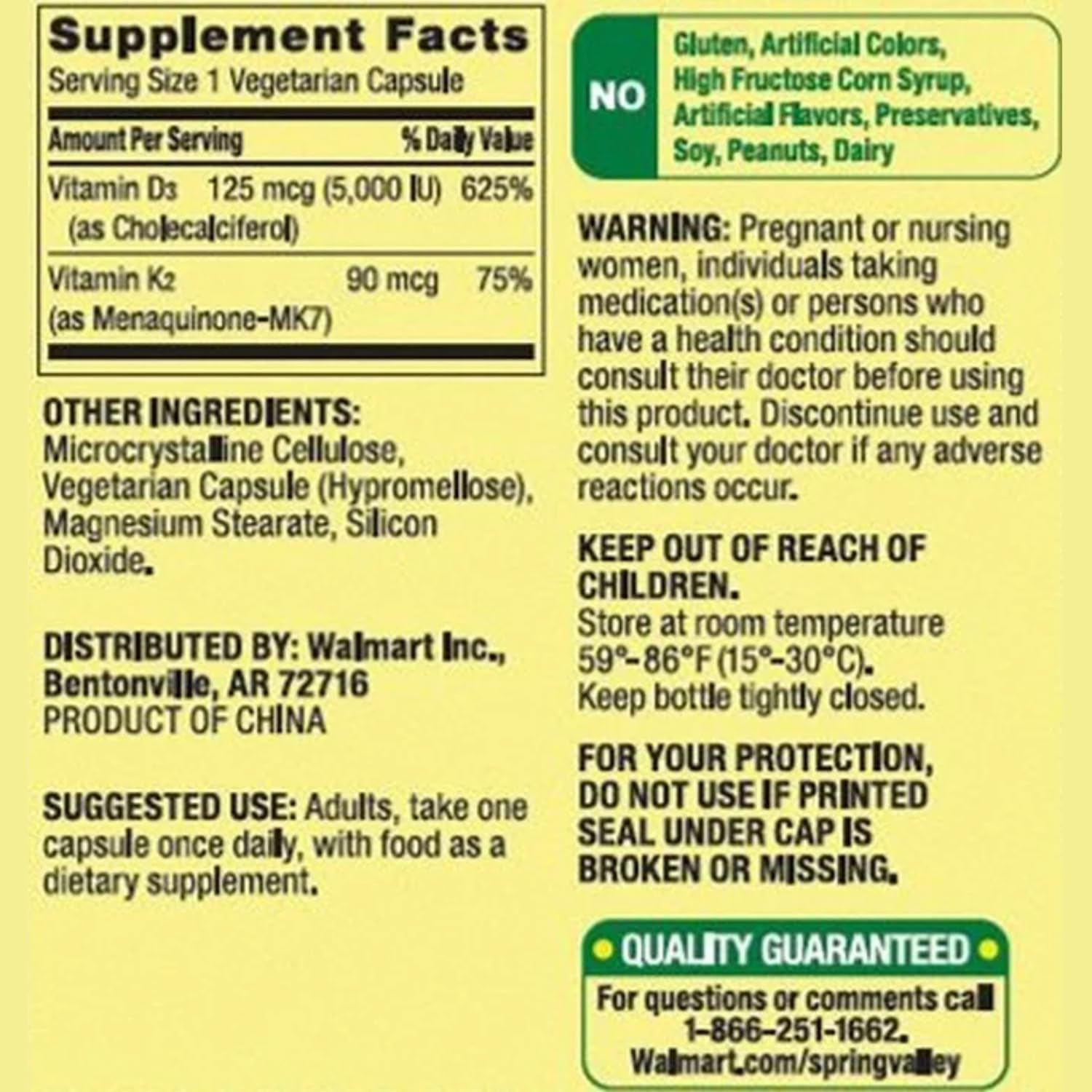 Vitamin K2 + D3 Vegetarian Capsules – Bone Health & Immune Support, 90 Capsules - görsel 3