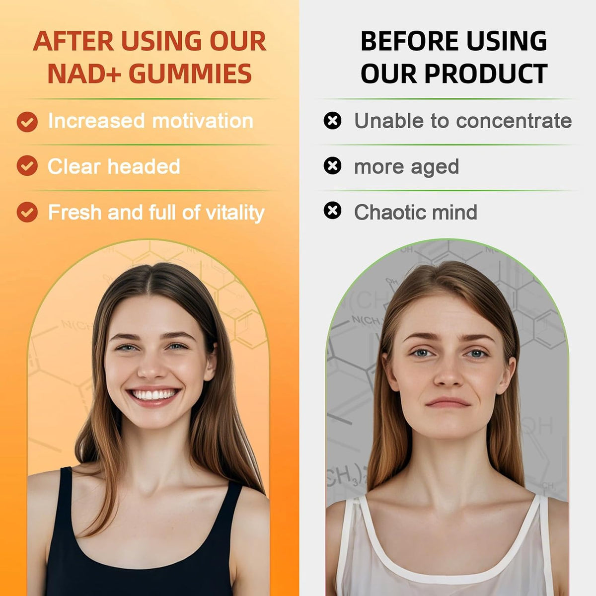 HEALOADING NAD+ Gummies with Resveratrol - – Vitamin D3: Promotes immune health and calcium absorption for strong – Image 4
