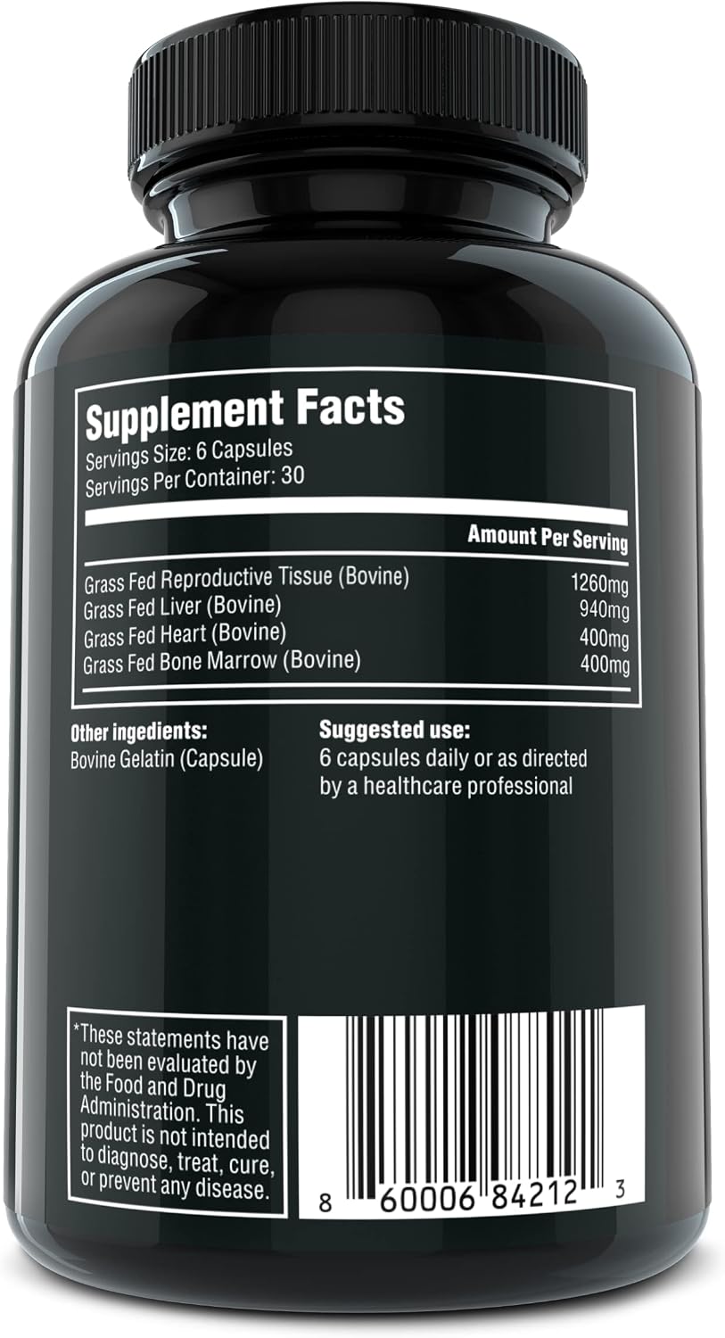 The Fittest Queen Organ Supplement - Hormone & Energy Support, 180 Capsules - görsel 2