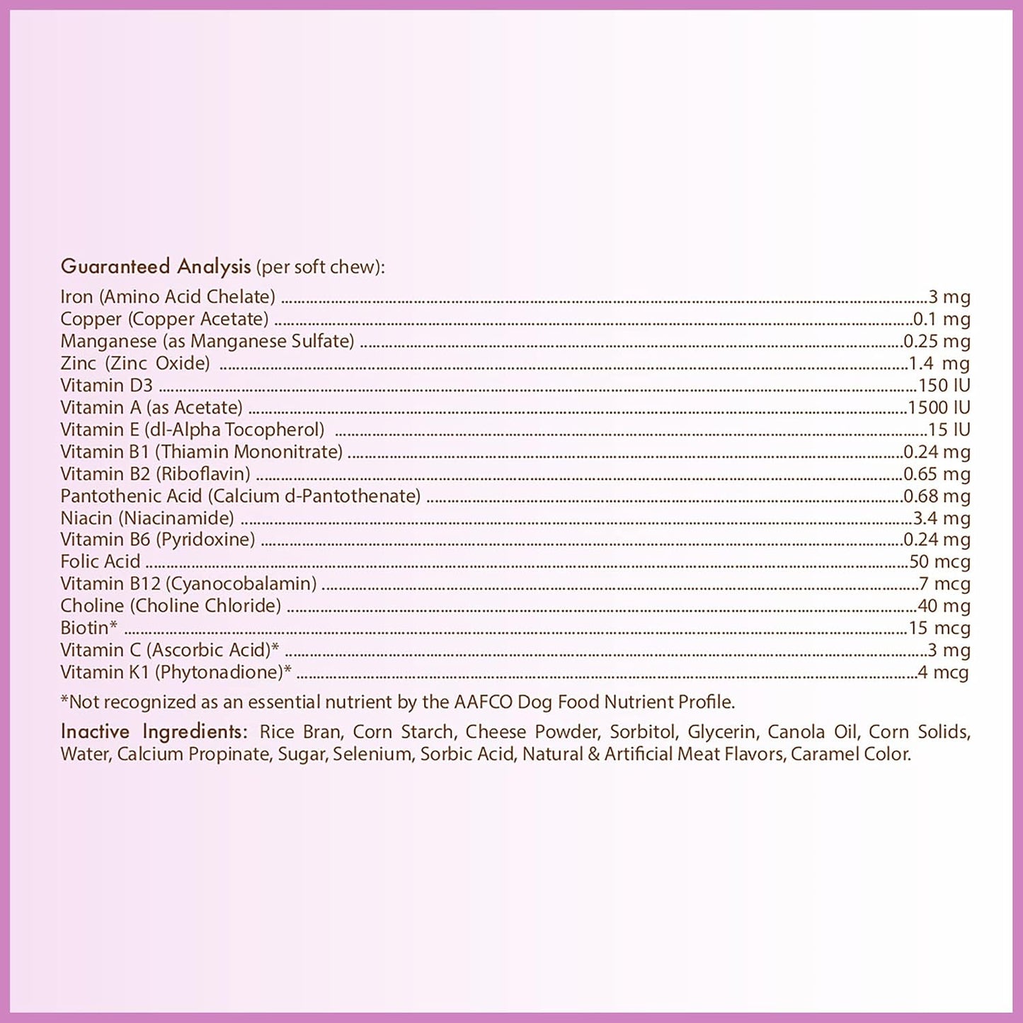 Healthy Breeds Boerboel Multivitamin Soft Chews 60 Count - görsel 2