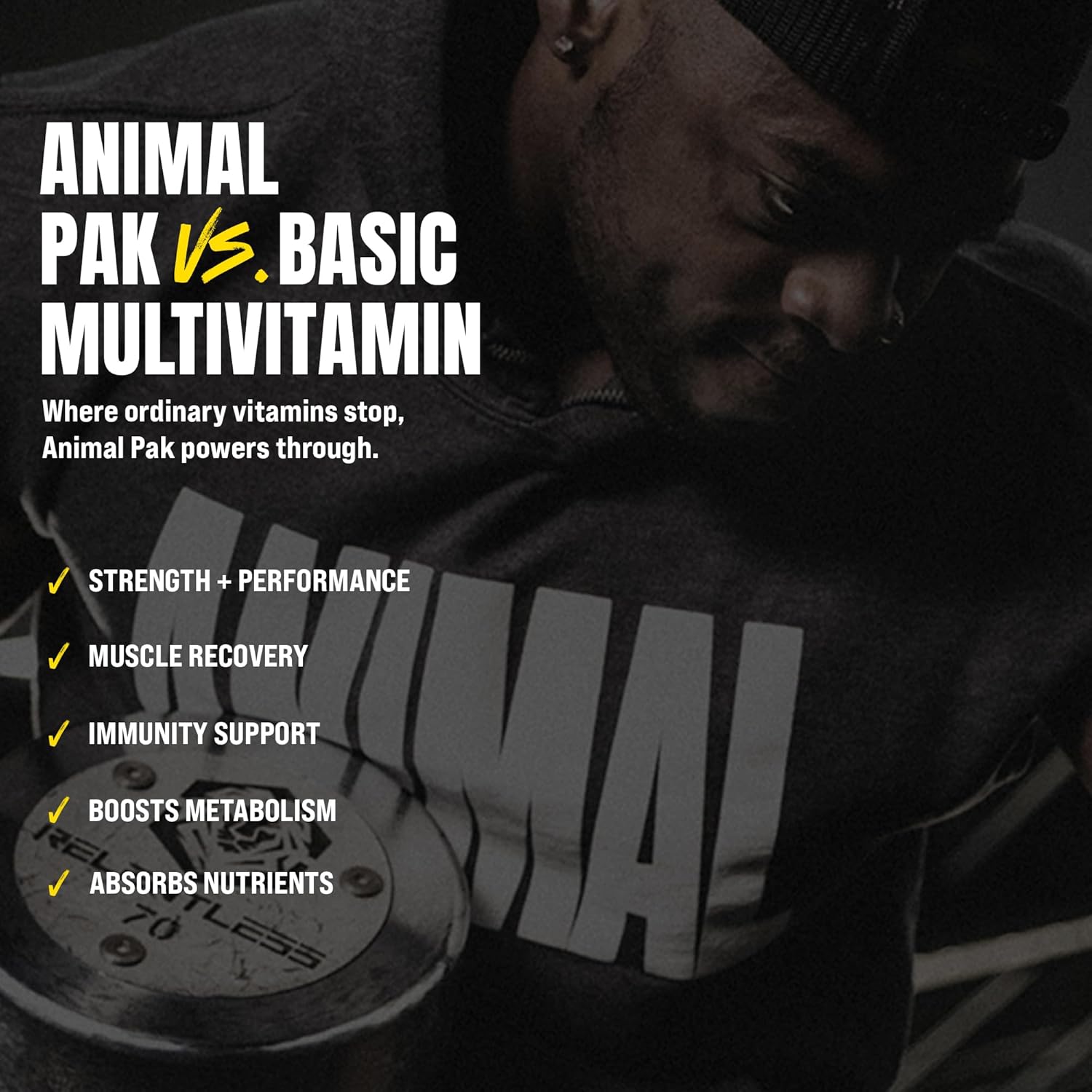 Animal Pak - All-in-One Multivitamin for Men & Women - görsel 3