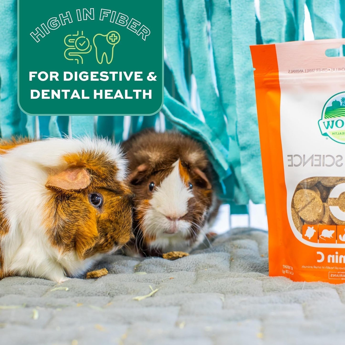 Oxbow Natural Science Vitamin C Supplement for Guinea Pigs, Rabbits & Chinchillas - 4.2 oz (6 Pack) - görsel 7