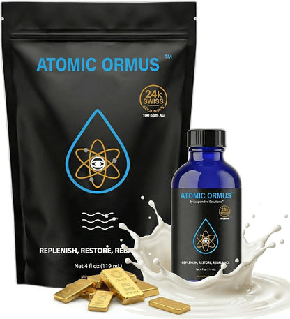 Suspended Solutions Liquid Monoatomic 24k Gold ORMUS – 4oz
