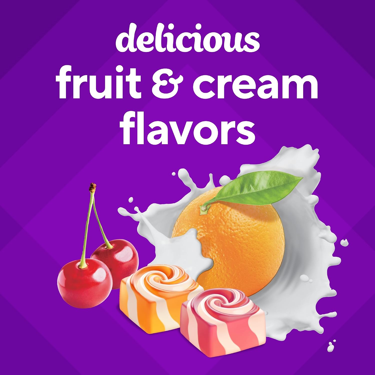 vitafusion Chewable Calcium Gummy Vitamins for Bone and Teeth Support, Fruit and Cream Flavour, 100 Count - görsel 7