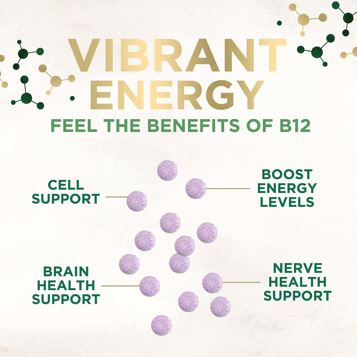 Nature's Nutrition Vitamin B12 1000 mcg – Older adults: As we age, stomach acid production drops, making it harder – Image 7