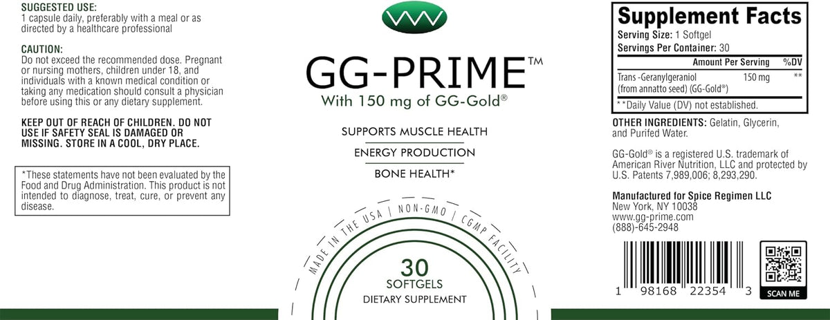 GG-Prime™ Geranylgeraniol Supplement – 150mg – Third-Party Testing: Insure the product is tested for purity and – Image 9