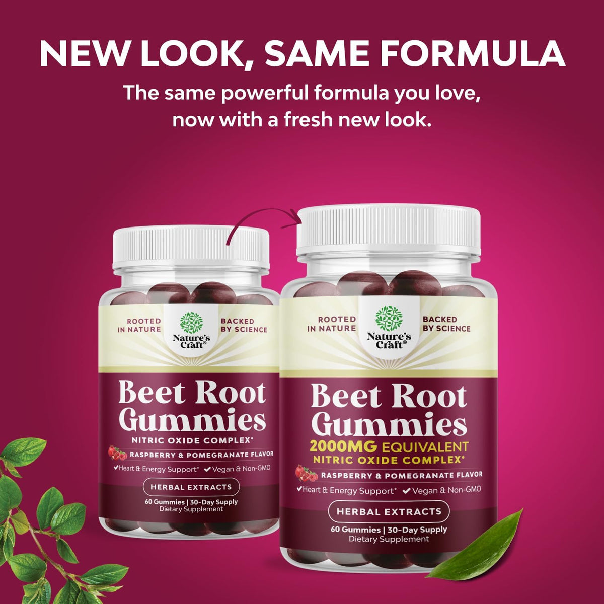 Flow Boosting Beetroot Gummies - Nitric Oxide Support with Pomegranate & Vitamin B12 - 60 Count – Image 2