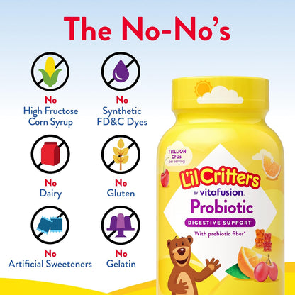 L'il Critters Kids Probiotic Gummies – 60 Gummies – Image 7
