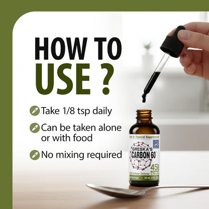 Greska's C60 in Organic Olive Oil - 45 Day – Overall Wellbeing: Regular use may contribute to a general sense of – Image 5