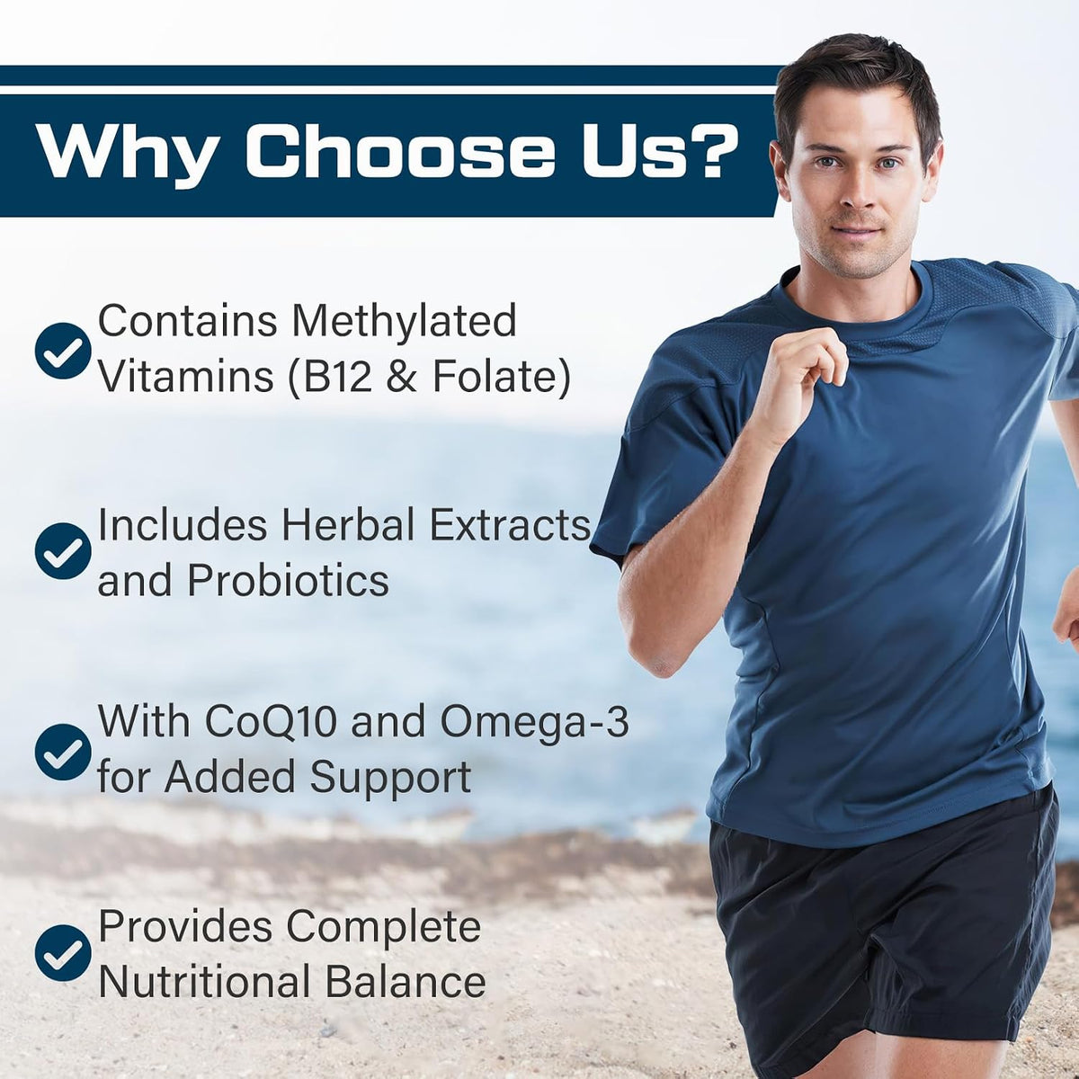 ThrivyThystle Multivitamin for Men 50+ with – Promote healthy immune function* – Image 2