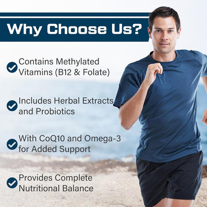 ThrivyThystle Multivitamin for Men 50+ with – Promote healthy immune function* – Image 2
