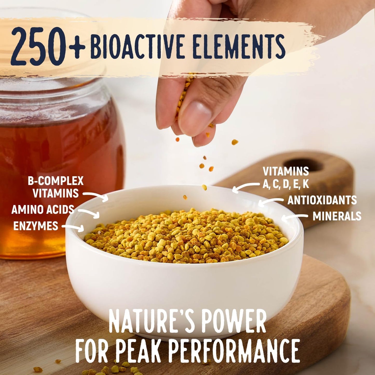 Kelley’s Bee Pollen, 255g – Raw Bee Pollen Granules - görsel 4