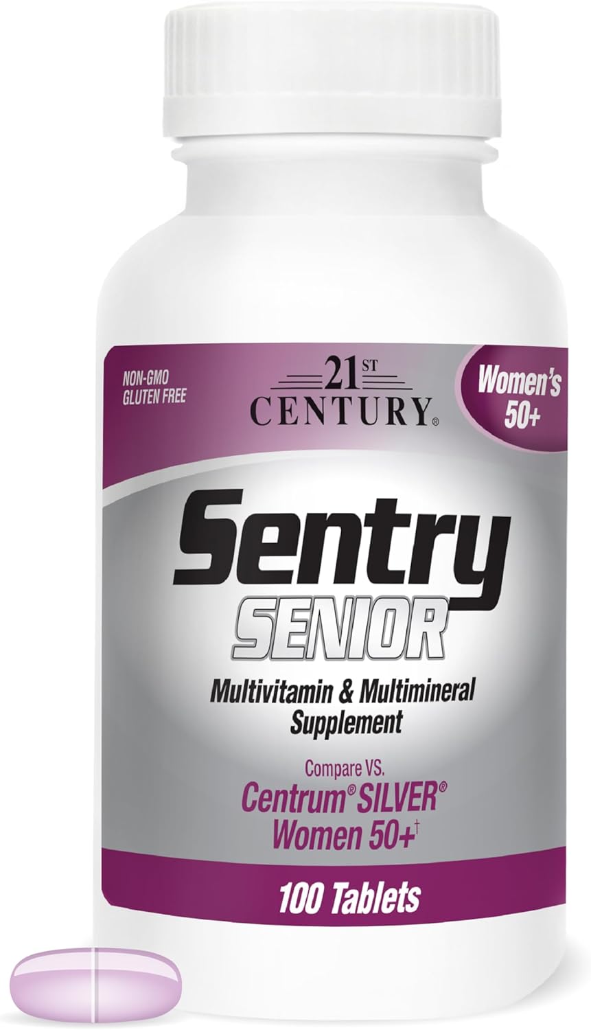 21st Century Sentry Senior Women 50 Plus Multivitamin, 100 Tablets - görsel 1