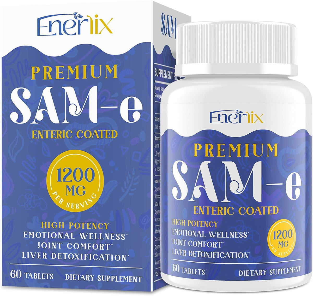 800 mg SAM-e Supplement for Brain, Mood, – CoQ10: An antioxidant involved in cellular energy production; helps – Image 8