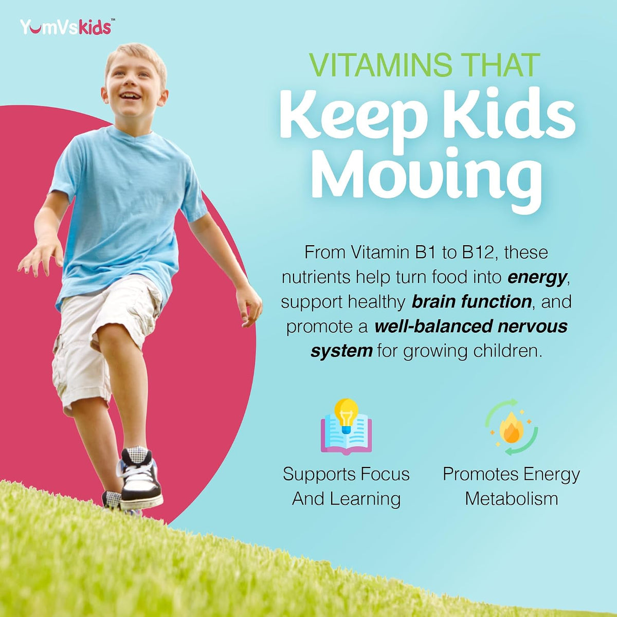 YUM-V'S Kids Multivitamin with Iron – Chewable Kids Multivitamin – Vitamins and Iron Supplement – Toddler Vitamins for Ages – Image 5