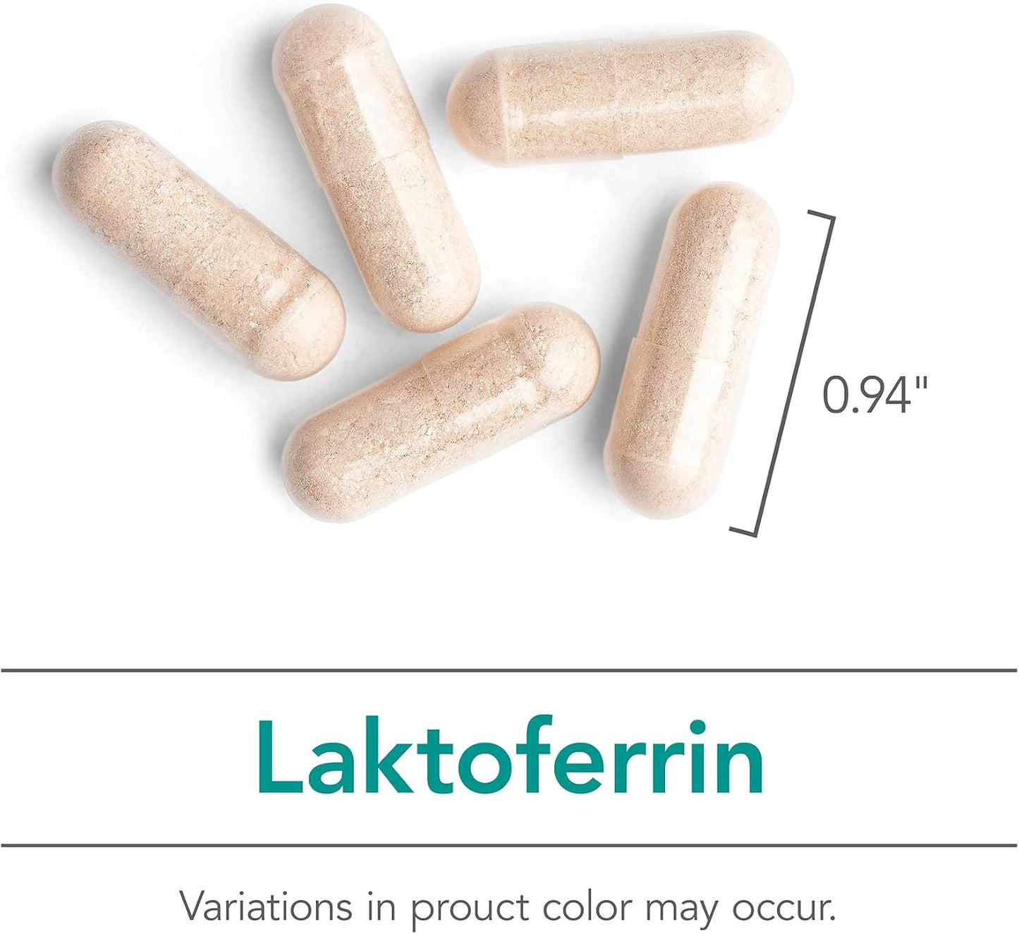 Nutricology Laktoferrin – Lactoferrin 350mg, Bovine Colostrum, Immune Support, 90 Vegicaps - görsel 4