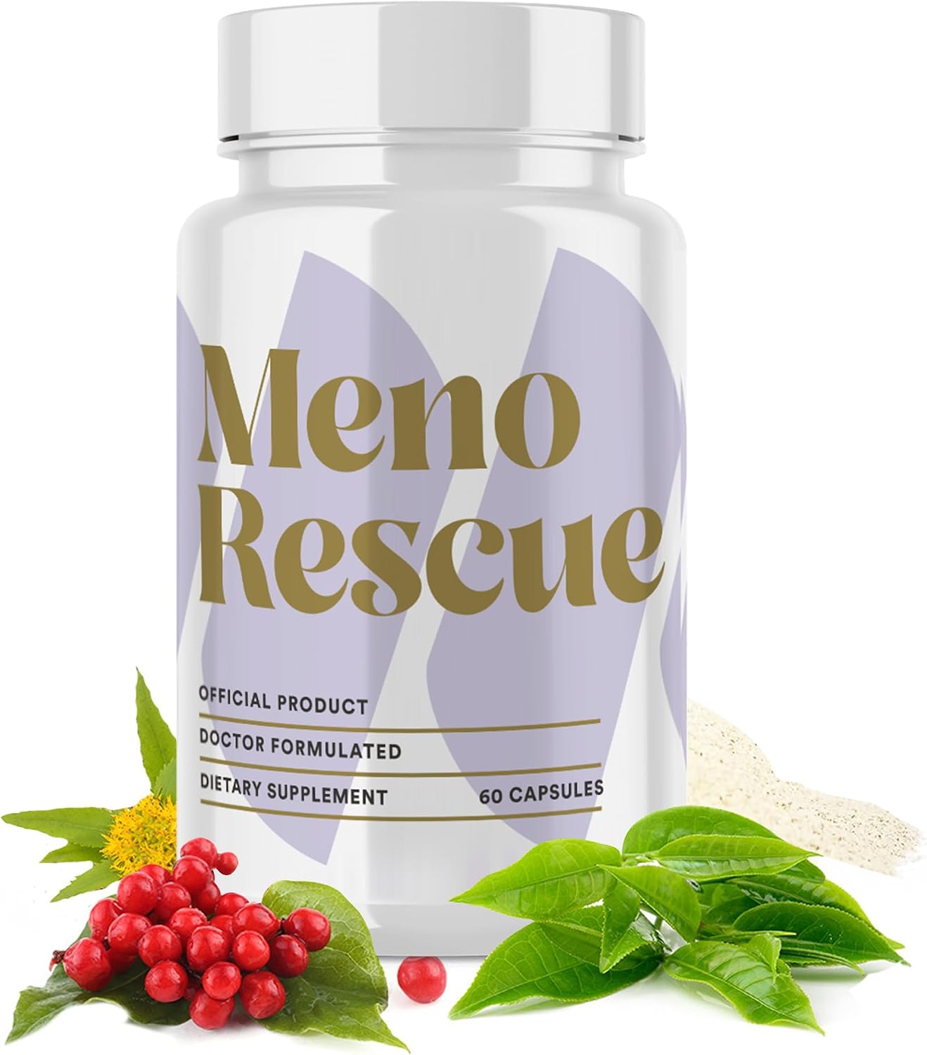 MenoRescue Menopause Supplements for Women's – All Stage Meno Relief for Hot Flushes, Hormone Support, and Complete Menopause Relief with Happy Natural Harmony Formula - görsel 1