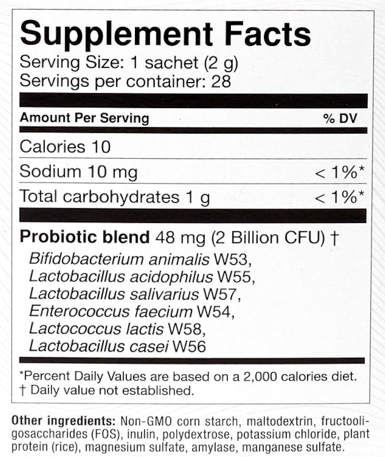 OMNi BiOTiC Balance Probiotic Immune Support - Bifidobacterium & Lactobacillus - Hypoallergenic - Immune Booster Supplement for Men and Women - Non-GM (28 Daily Sachets) - görsel 3