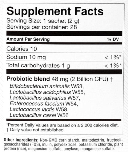 OMNi BiOTiC Balance Probiotic Immune Support - Bifidobacterium & Lactobacillus - Hypoallergenic - Immune Booster Supplement for Men and Women - Non-GM (28 Daily Sachets)