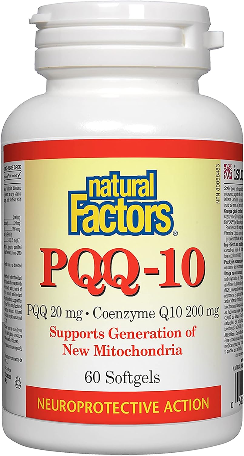 Natural Factors, PQQ-10, Supports Energy and Healthy Ageing, Dietary Supplement, 60 softgels (60 servings) - görsel 8