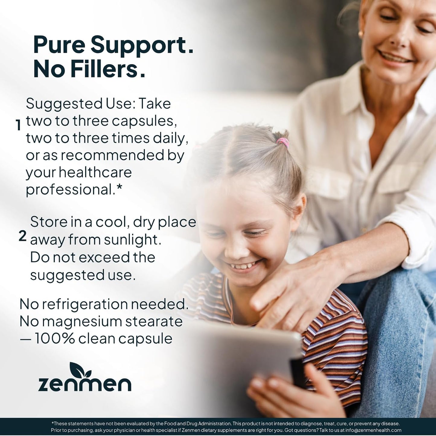 Zenmen Daily Tick Guard Immune Support Supplement - Improved Formula - 180 Vegan Capsules - görsel 3