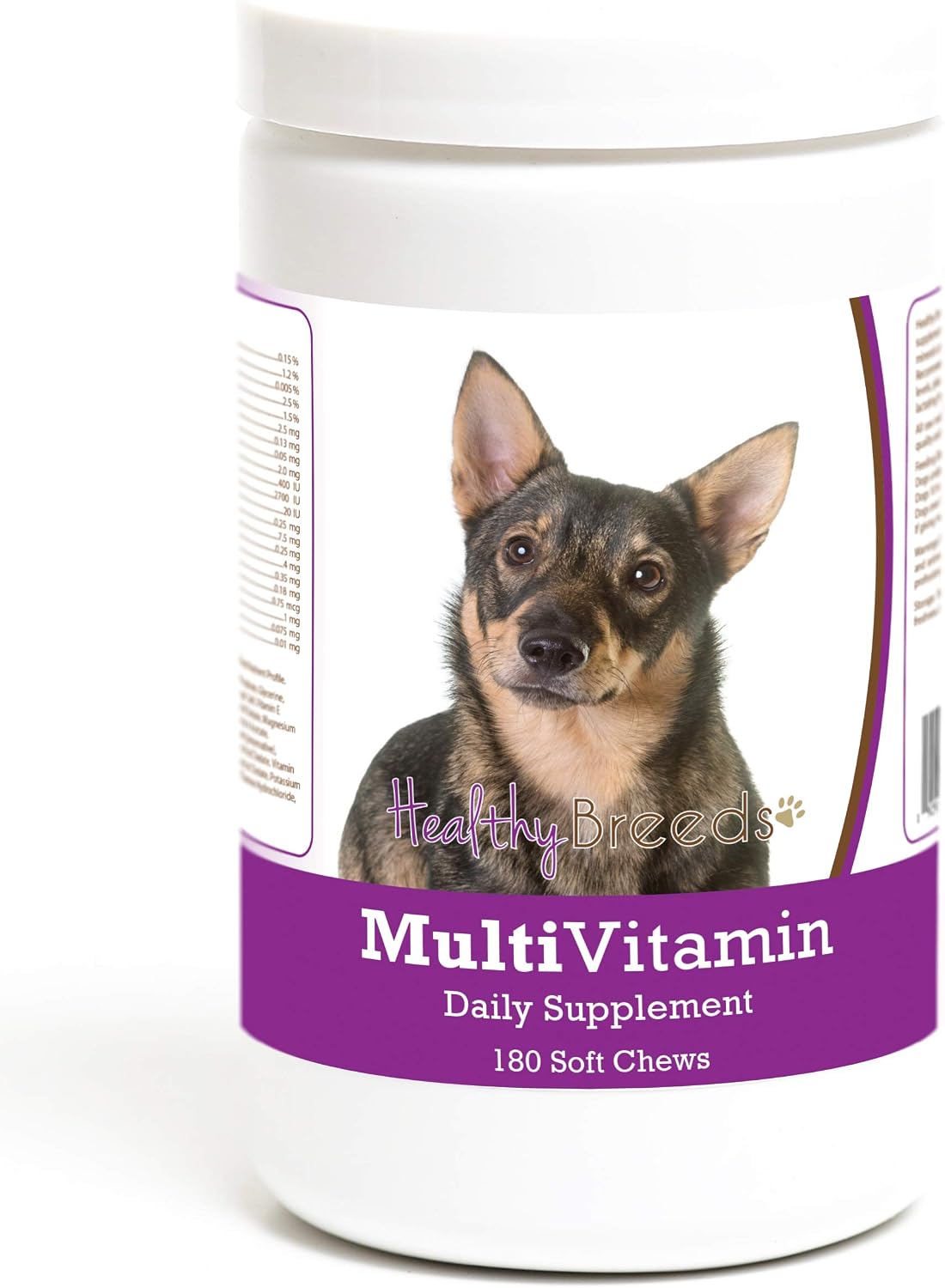 Healthy Breeds Swedish Vallhund Multivitamin Soft Chew for Dogs 180 Count - görsel 1