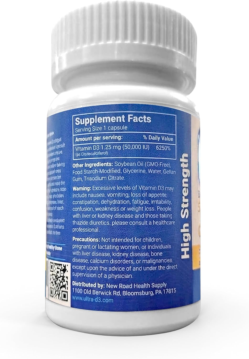 ULTRA-D3 Once-Weekly Vitamin D3 50,000 IU Soft-gels, 50 Count Bottle - görsel 2