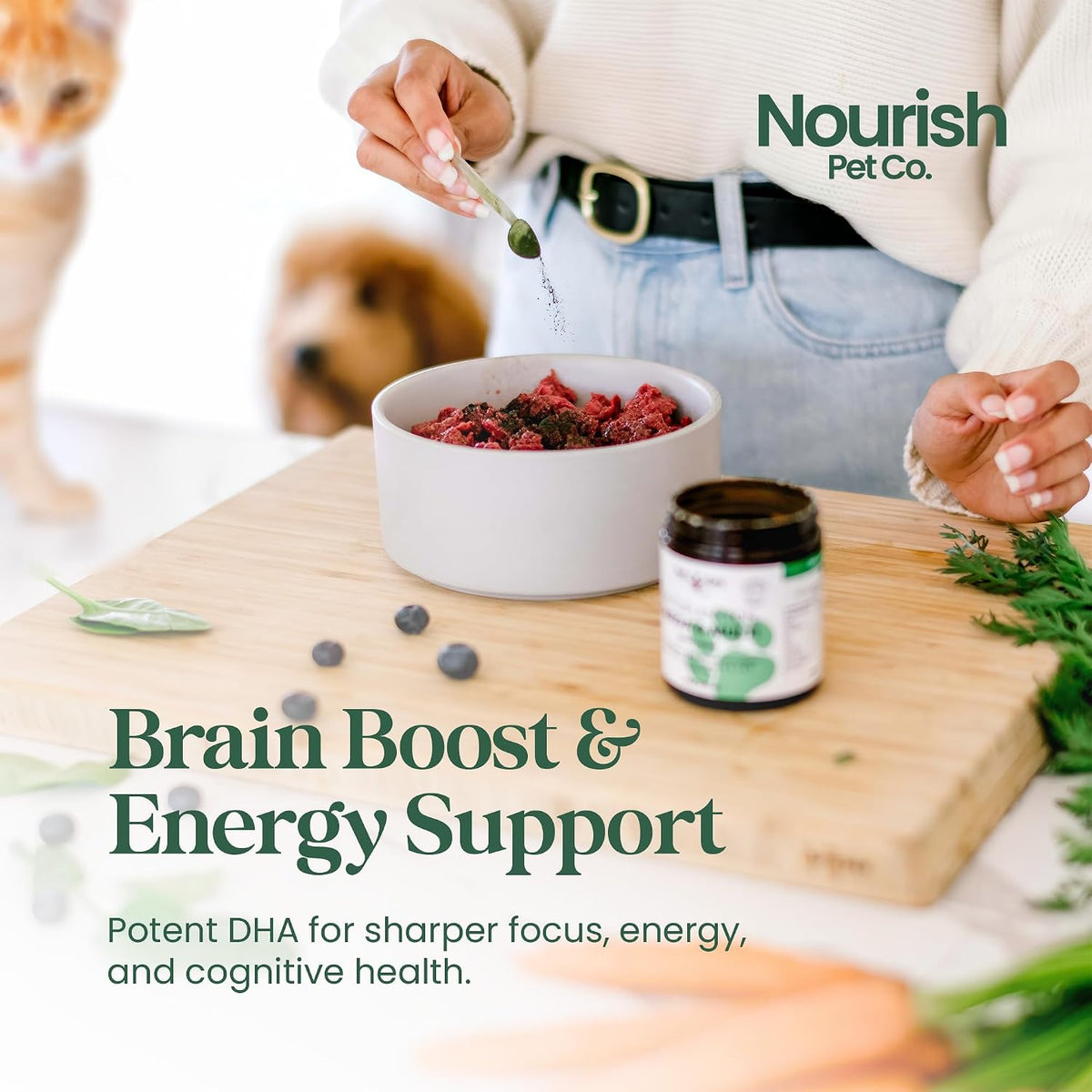 Nourish Pet Co. Phytoplankton Omega & – Omega-3 fatty acids (EPA and DHA) – Image 5