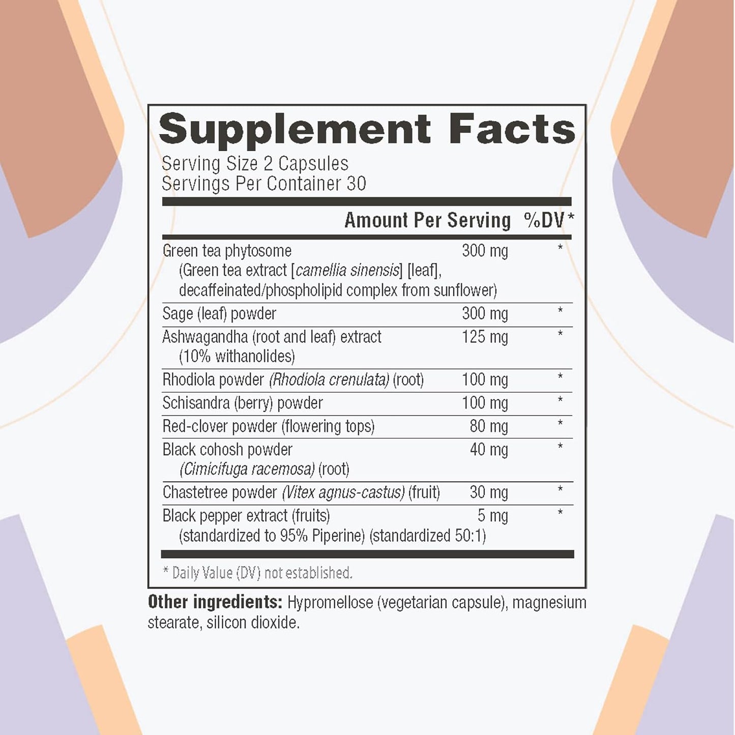 MenoRescue Menopause Supplements for Women's – All Stage Meno Relief for Hot Flushes, Hormone Support, and Complete Menopause Relief with Happy Natural Harmony Formula - görsel 2