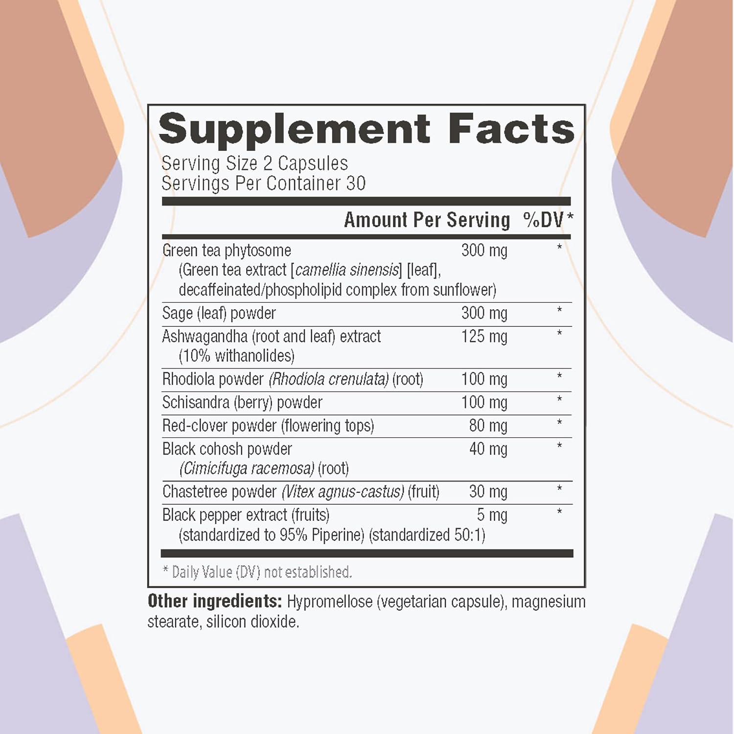 MenoRescue Menopause Supplements for Women's – All Stage Meno Relief for Hot Flushes, Hormone Support, and Complete Menopause Relief with Happy Natural Harmony Formula - görsel 2