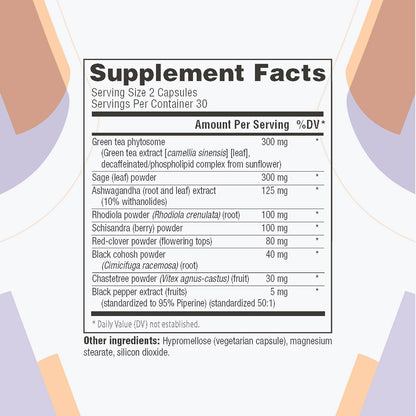 MenoRescue Menopause Supplements for Women's – All Stage Meno Relief for Hot Flushes, Hormone Support, and Complete Menopause Relief with Happy Natural Harmony Formula