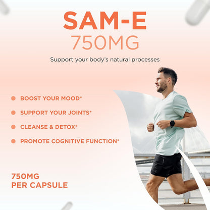 Clear Formulations Bioactive SAM-e 750mg - – Purity: Avoid unnecessary fillers, binders, and preservatives. This – Image 3