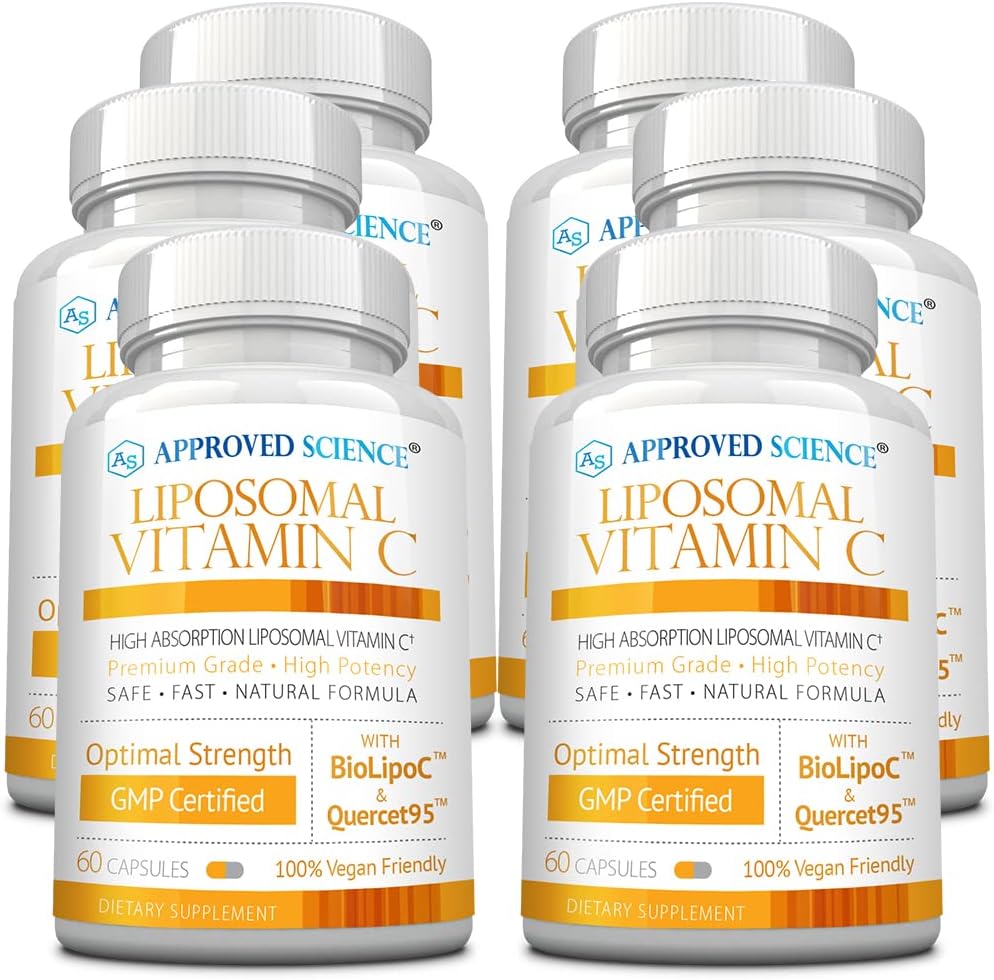 Approved Science Liposomal Vitamin C with Quercetin, 1100 mg, 360 Capsules - görsel 1