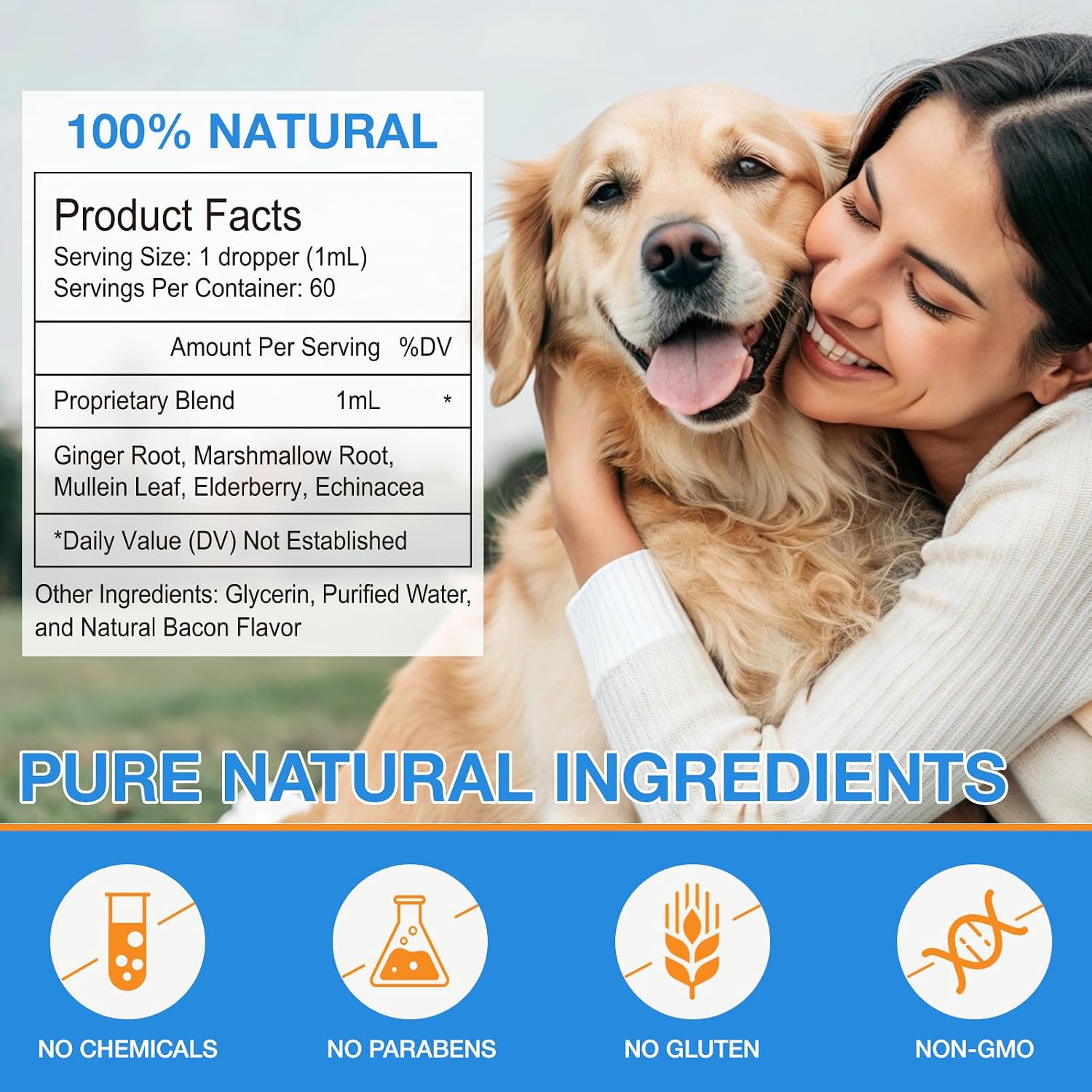 Kennel Cough Drops for Dogs – Natural Herbal Supplement for All Breeds & Sizes - görsel 7