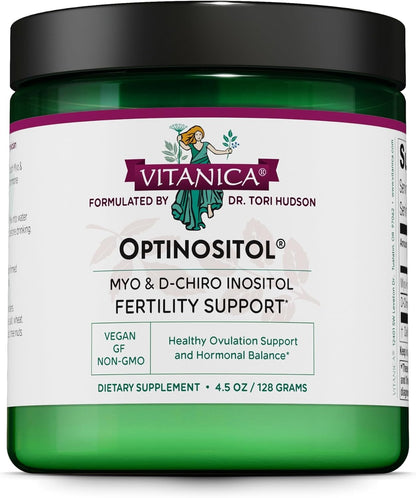 Vitanica Optinositol: Myo-Inositol & D-Chiro Inositol Powder, 4100 mg, 125 g (30-Day Supply)