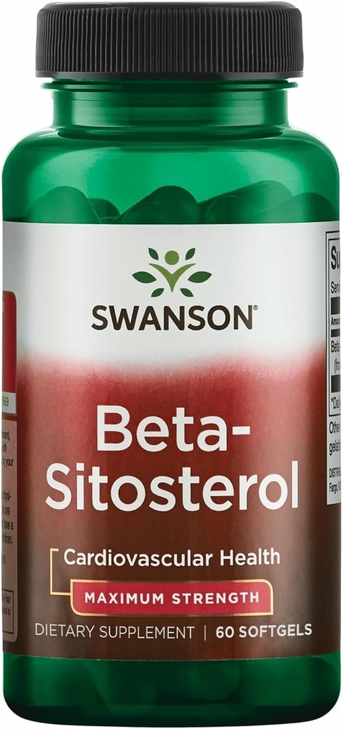 Swanson Beta Sitosterol – Plant Sterol Formula (160mg, 60 Softgels, 2-Pack) - görsel 5