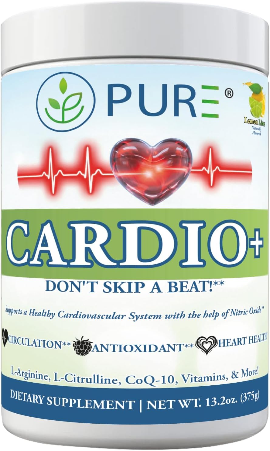 PURE® Cardio+ Nitric Oxide Heart & – L-Arginine (5000mg): An amino acid that acts as a precursor to nitric oxide, – Image 8