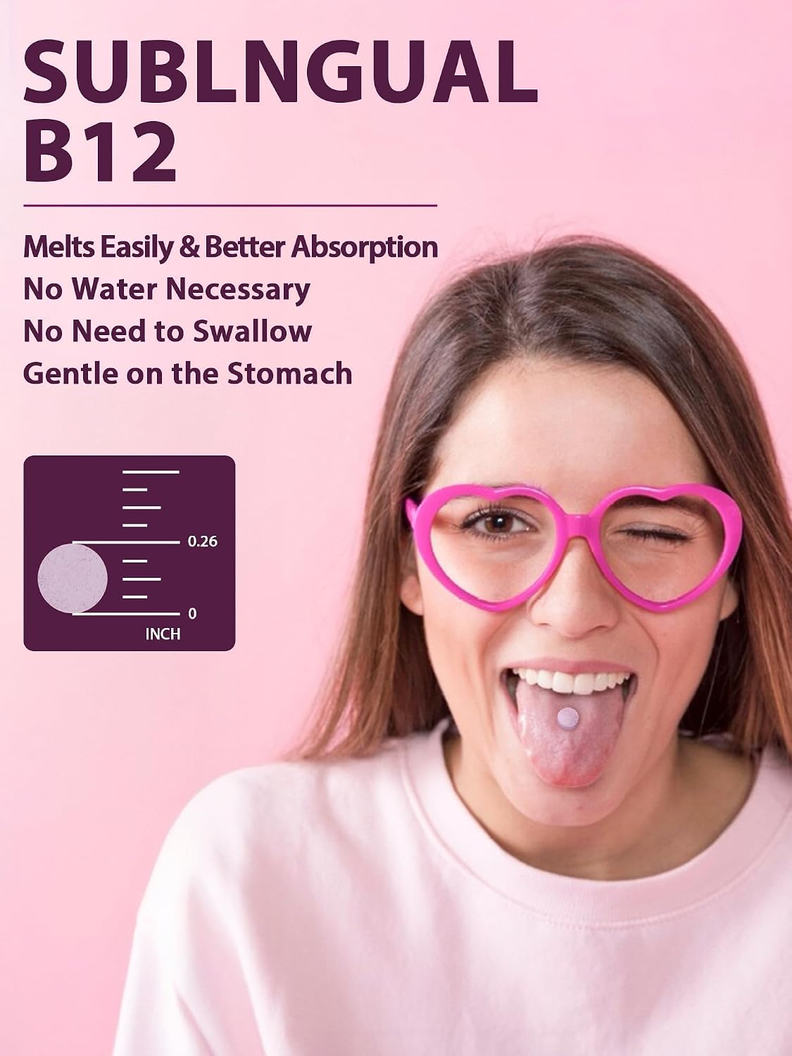 Vitacook Vitamin B12 Sublingual, – 180 Tablets per Bottle: A six-month supply at one tablet per day. – Image 6