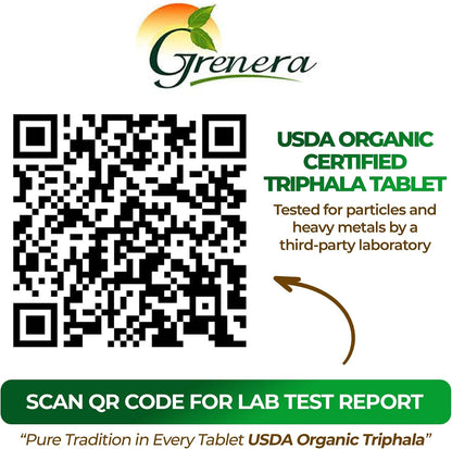 Grenera Organic Moringa Tablets - USDA Organic, 500mg, 240 Tablets