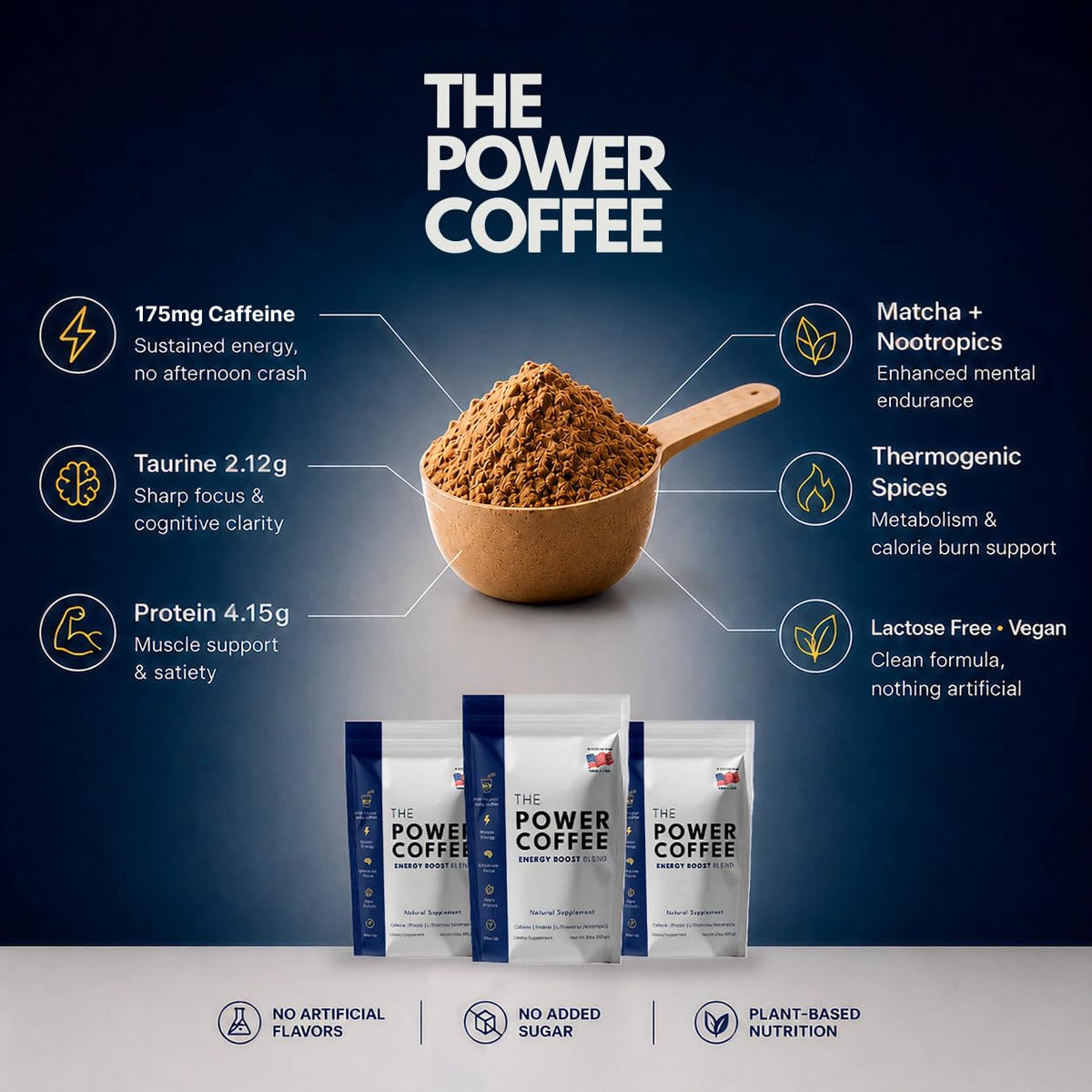 The Power Coffee – Nootropic Supplement with – Mental Clarity and Concentration: Ginkgo Biloba has been – Image 2