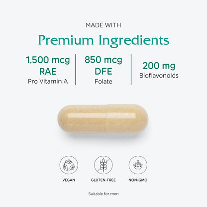 Vitanica Women's Symmetry - High Potency Multivitamin and Mineral, Vegan, 90 Capsules