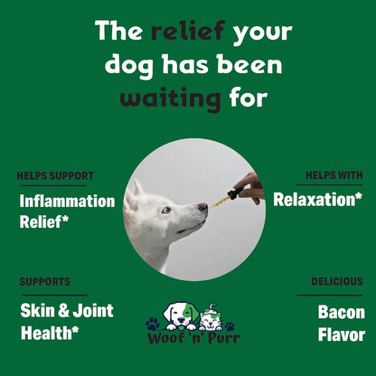 Woof 'n' Purr Hemp Oil for Dogs and Cats – 30 mL