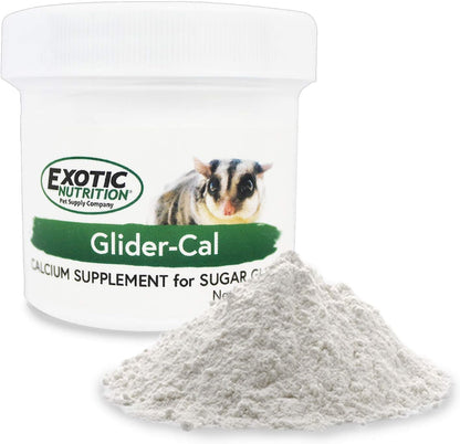 Exotic Nutrition Glider-Cal (100 g) - Calcium Supplement for Sugar Gliders - Supports Healthy Hind Leg Function